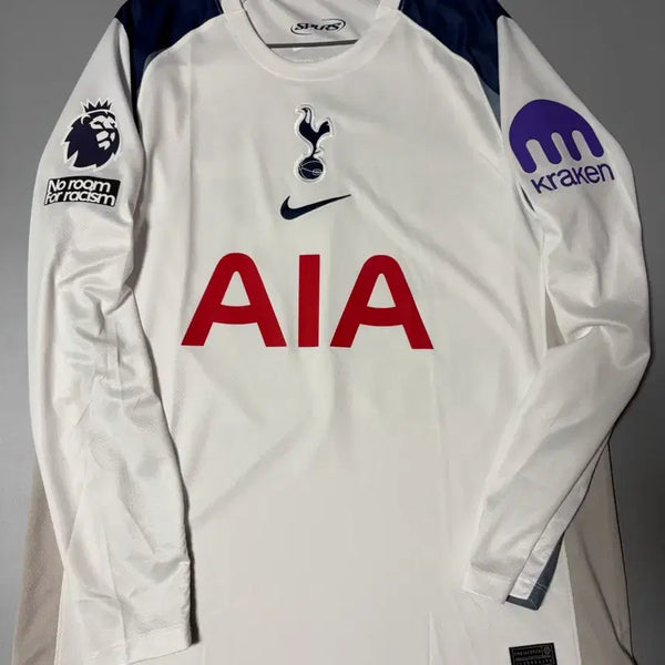[BUNJANG] Tottenham Hotspur 25-26 Home Long Sleeve Jersey - Van de Ven / 25-26 토트넘 홈 긴팔 반더벤
