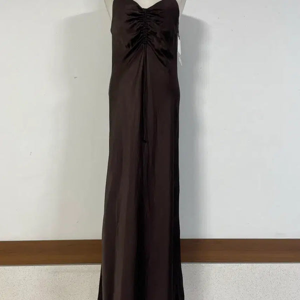 [BUNJANG] ZARA Silky Satin Feeling Long Maxi Dress / 택ㅇ특가새)N6705 ZARA 자라 실키새틴느낌 롱 원피스.맥시.드레스
