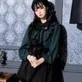 [BUNJANG] Noemie Gothic Blouse / noemie 노에미 지뢰계 양산형 고딕 블라우스