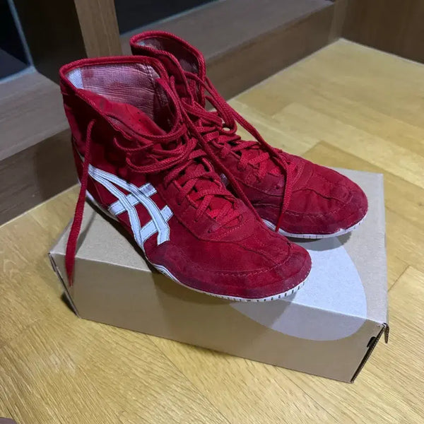 [BUNJANG] Asics Primeattack 265 Wrestling & Boxing Shoes / 아식스 프라임어택265 레슬링화 복싱화 수제화