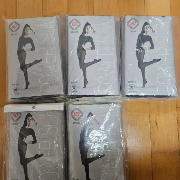 [BUNJANG] 80 Denier Stockings (Bundle of 4 x 5 pairs) / 80 데니아 스타킹 4묶음 5개 새상품