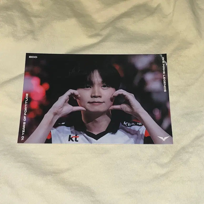 [BUNJANG] KT Rolster BDD LCK 10th Anniversary Photocard / MSI KT Rolster LCK 10주년 기념 BDD 포카 엽서
