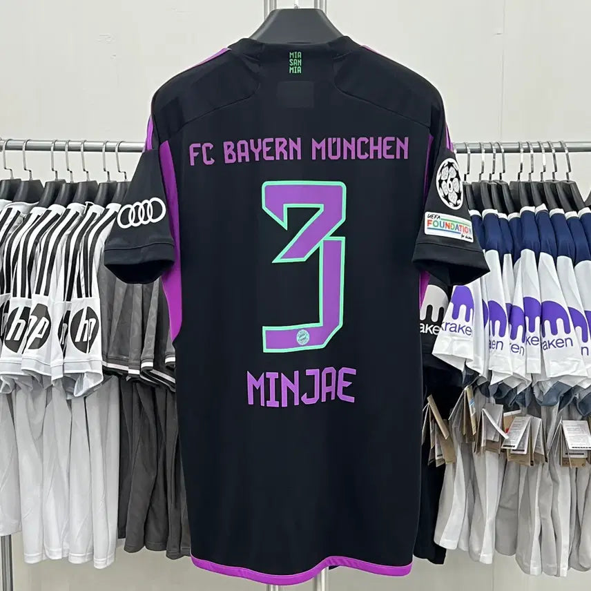 [BUNJANG] 23/24 Bayern Munich Away Kim Min-jae #3 Authentic Jersey / 23/24 바이에른 뮌헨 어웨이 NO.3 김민재 유니폼