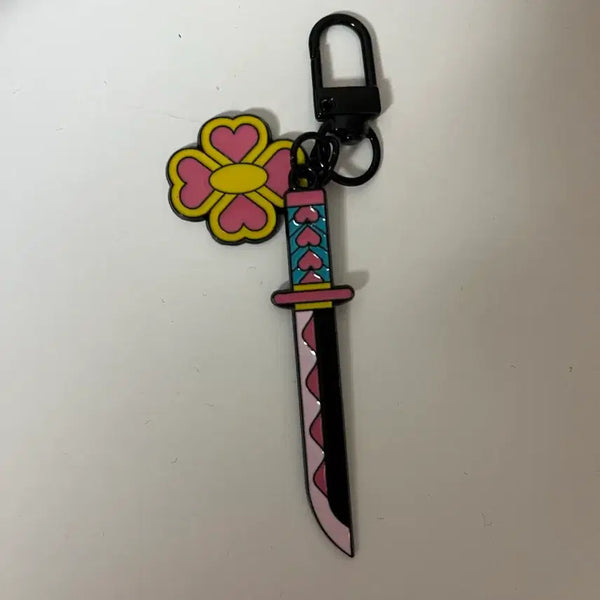 [BUNJANG] Demon Slayer Kanroji Mitsuri Nichirin Sword Keychain / 귀멸의칼날 일륜도 키링 미츠리