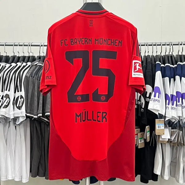 [BUNJANG] FC Bayern Munich 24/25 Home Thomas Muller Jersey / 24/25 바이에른 뮌헨 홈 NO.25 토마스 뮐러 유니폼