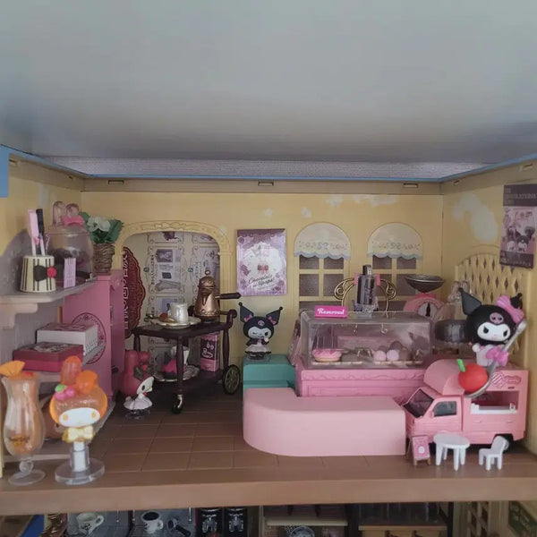 [BUNJANG] Sanrio Chocolat Remont Sylvanian Toy Shop Set / 산리오 쇼콜라 리멘트 실바니안 토이샵 무료