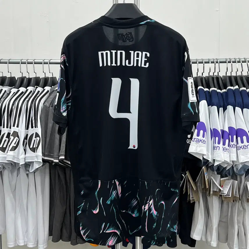 [BUNJANG] South Korea 2024/2026 Away Kim Min-jae #4 Jersey / 24/26 대한민국 어웨이 NO.4 김민재 유니폼