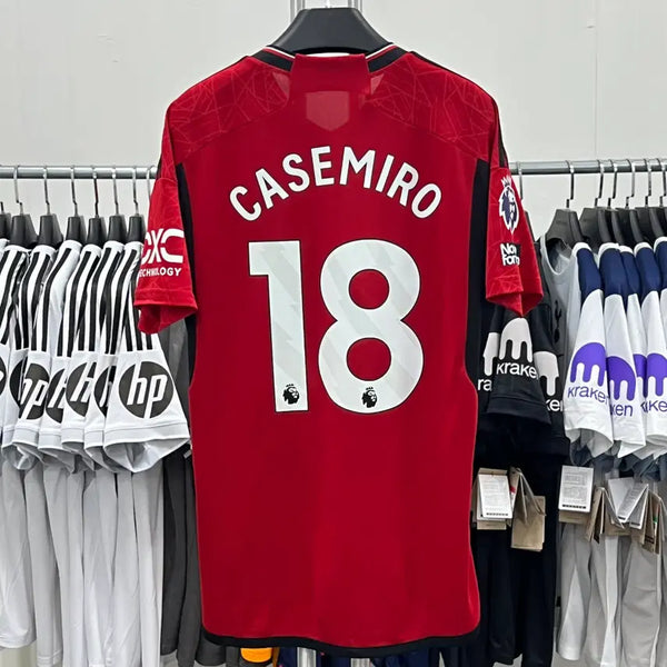 [BUNJANG] Manchester United 23/24 Home Casemiro #18 Jersey / 23/24 맨체스터 유나이티드 홈 NO.18 카세미루 유니폼