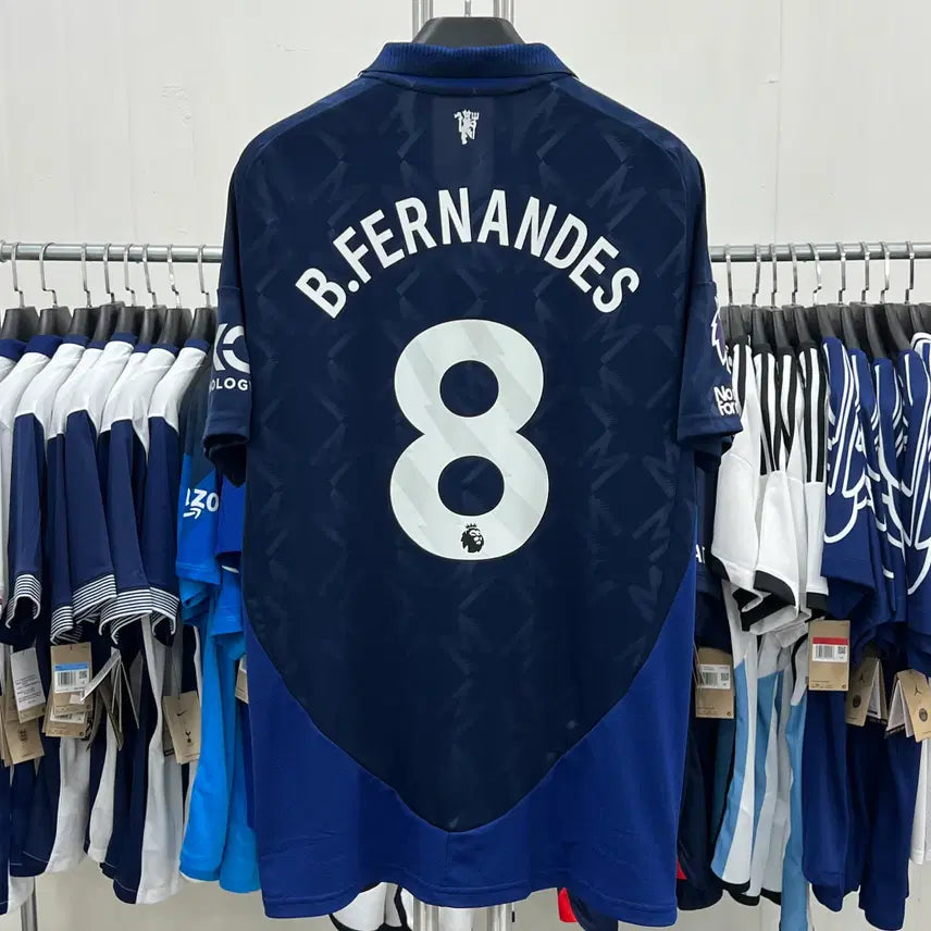 [BUNJANG] 24/25 Manchester United Away No. 8 Bruno Fernandes Jersey / 24/25 맨체스터 유나이티드 어웨이 NO.8 브루노 페르난데스 유니폼