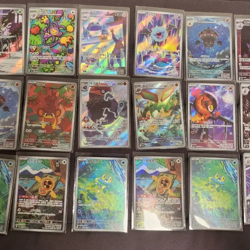 [BUNJANG] Pokemon Card Bundle - AR, RR, SR, ACE, Holo Cards (78 Total) / 포켓몬 카드 희귀 카드 일괄 판매