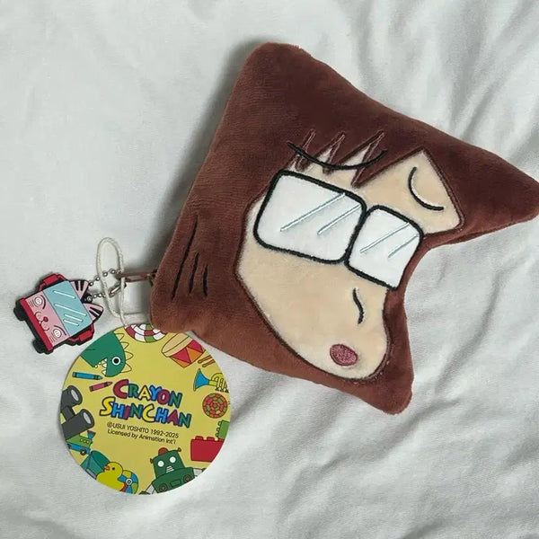[BUNJANG] Crayon Shin-chan Character Pouch & Keychain Set / 택0,새상품) 짱구 조연시리즈- 차은주선생님 파우치 키링