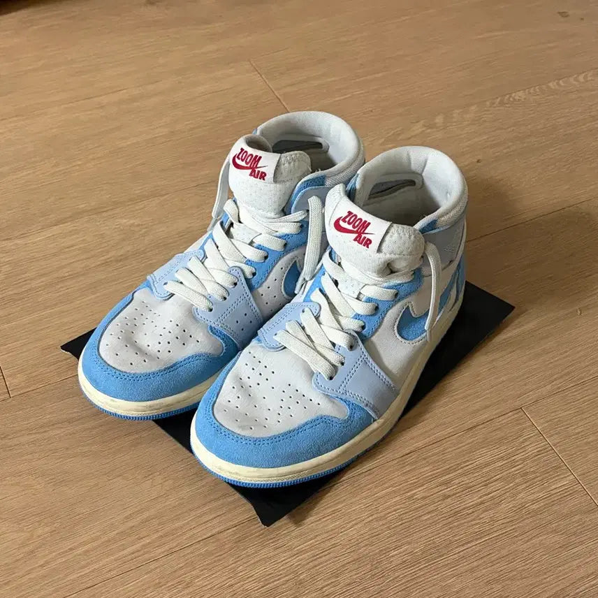 [BUNJANG] Jordan 1 Zoom Air CMFT 2 Phantom University Blue Sneakers / 조던 1 줌 에어 컴포트 2 팬텀 유니버시티 블루