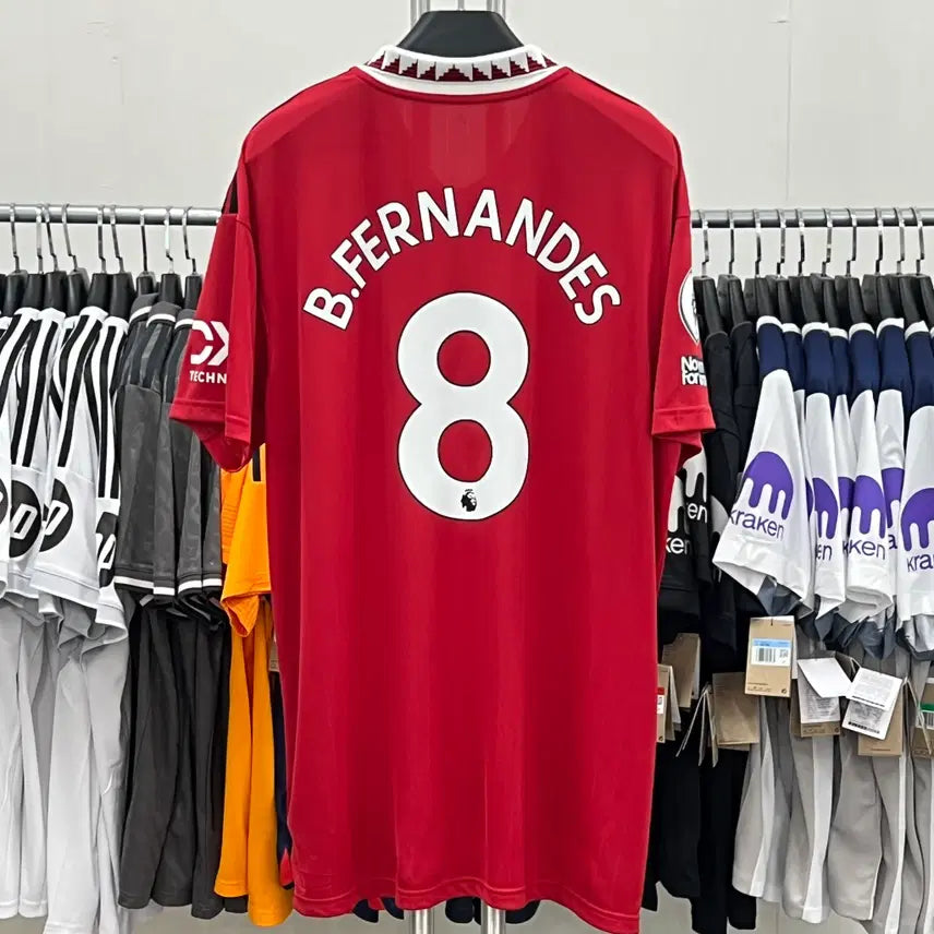 [BUNJANG] Manchester United 22/23 Home Bruno Fernandes #8 Jersey / 22/23 맨체스터 유나이티드 홈 NO.8 브루노 페르난데스 유니폼