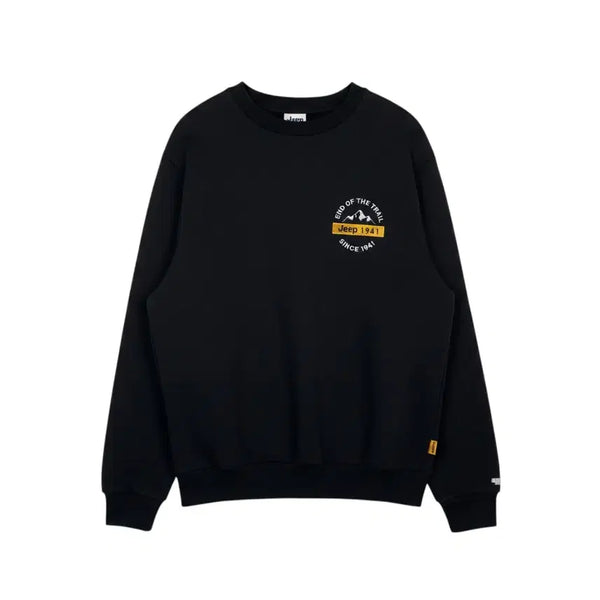 [BUNJANG] JEEP Embroidered Logo Sweatshirt Black (L) / (L) 지프 자수로고 맨투맨 블랙