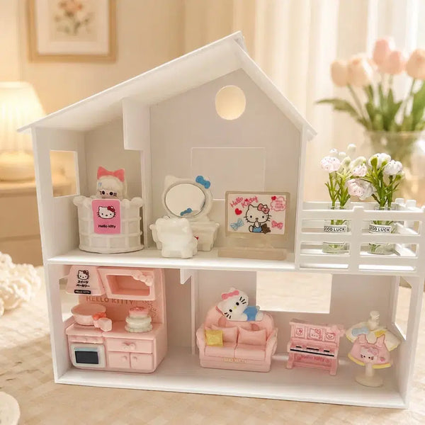 [BUNJANG] Sanrio Hello Kitty Miniature House Set / 산리오 헬로키티  미니어처 하우스 세트