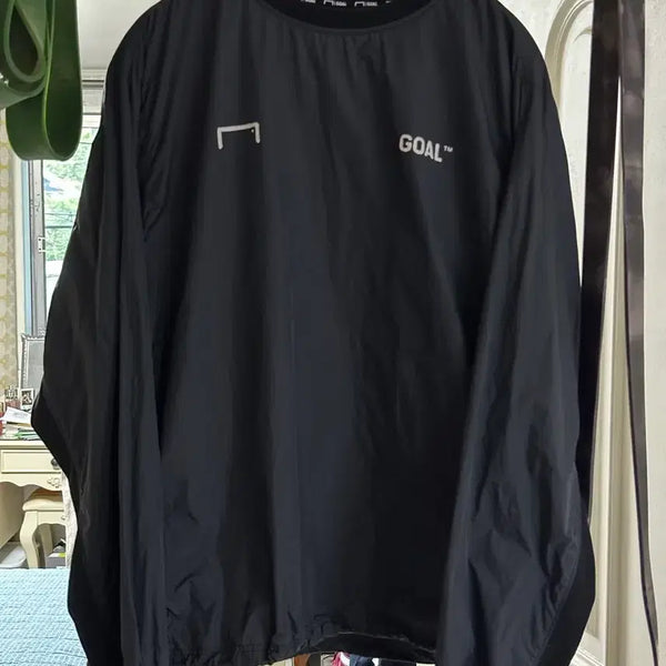 [BUNJANG] GOAL Black Windbreaker Jacket / GOAL 윈드브레이커 블랙