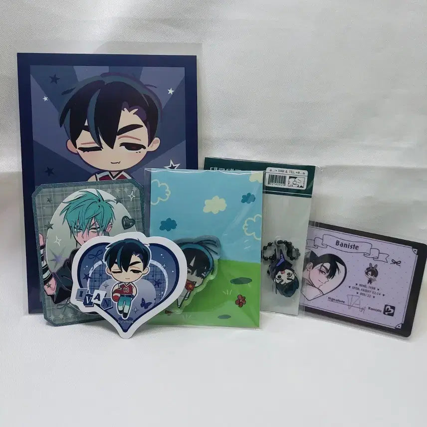 [BUNJANG] A-Stage Ivan Bundle Set Special Features, Peta Collection, Bunny Stage Profile Card, Mini Acrylic, Keyring / (일괄) 에이스테 이반 특전+페타컬렉션+바니스테프로필카드+미니아크릴+키링