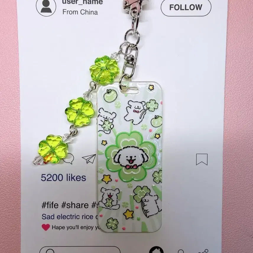 [BUNJANG] Good Luck Charm Keychain Set / 행운키링 수능키링 수능선물 치이카와