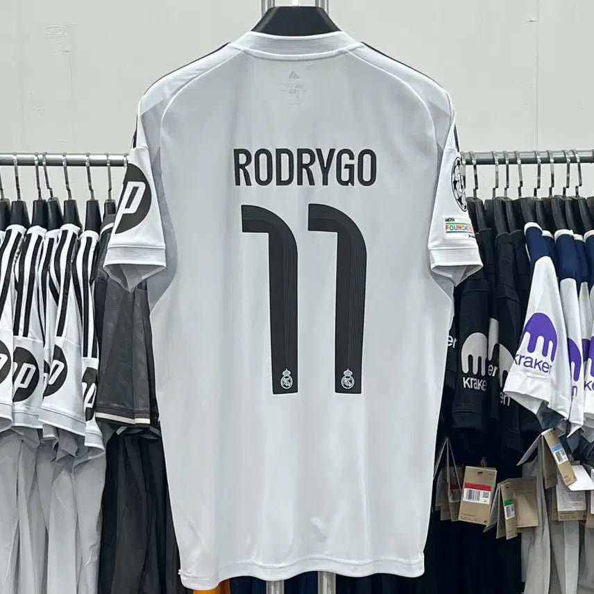 [BUNJANG] Real Madrid 25/26 Home Rodrygo #11 Jersey / 25/26 레알 마드리드 홈 NO.11 호드리구 유니폼
