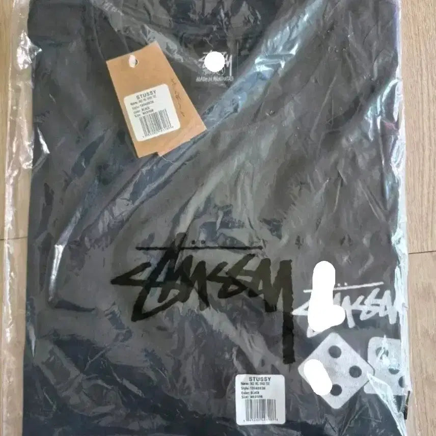 [BUNJANG] Stussy Dice Logo T-Shirt Black M / 스튜시 주사위 반팔티 블랙 M