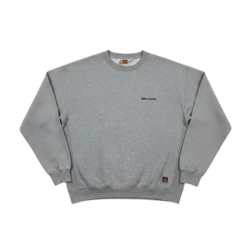[BUNJANG] Ben Davis Embroidered Logo Sweatshirt XL Grey / (XL) 벤데이비스 자수로고 맨투맨 그레이