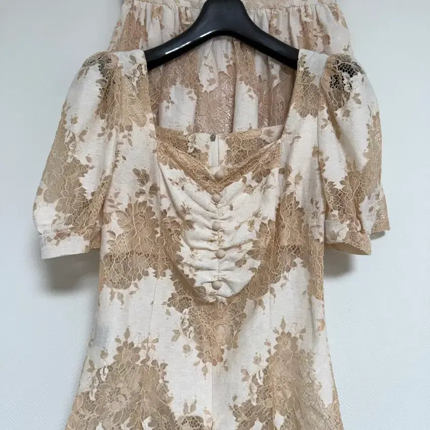 [BUNJANG] Midnight Showroom Lace Two-Piece Set / 미드나잇쇼룸 레이스 투피스