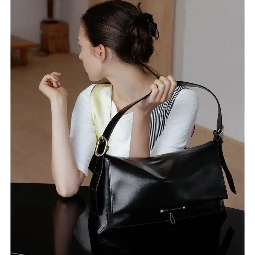 [BUNJANG] L'Euvre Sac Jardin Black Large / 루에브르 삭드자뎅 블랙 라지