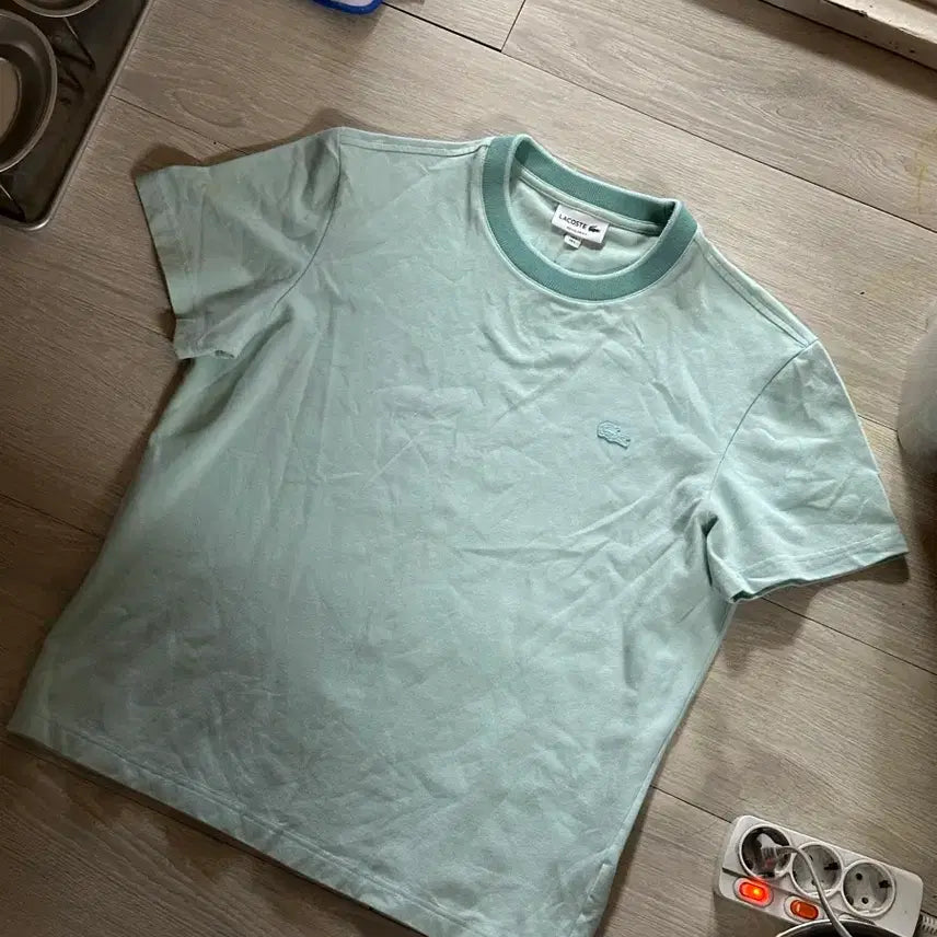 [BUNJANG] Lacoste Mint Short Sleeve T-Shirt / 라코스테 반팔 티셔츠 민트색