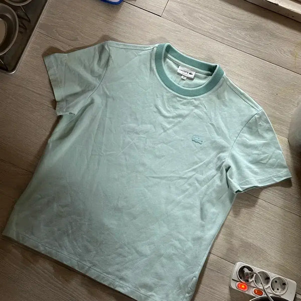 [BUNJANG] Lacoste Mint Short Sleeve T-Shirt / 라코스테 반팔 티셔츠 민트색