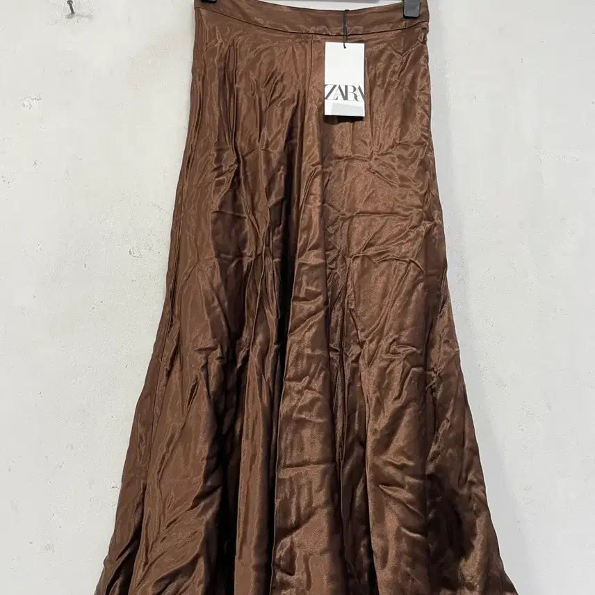 [BUNJANG] N6707 Silky Satin Long Skirt / 택59000원특가새)N6707 실키새틴 롱 스커트