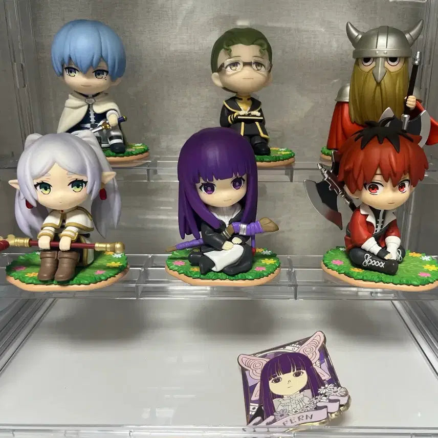 [BUNJANG] Pop Mart Frieren: Beyond Journey's End Figure Set (6 Variants) + Badge / 팝마트 장송의 프리렌 피규어 6종세트 + 뱃지