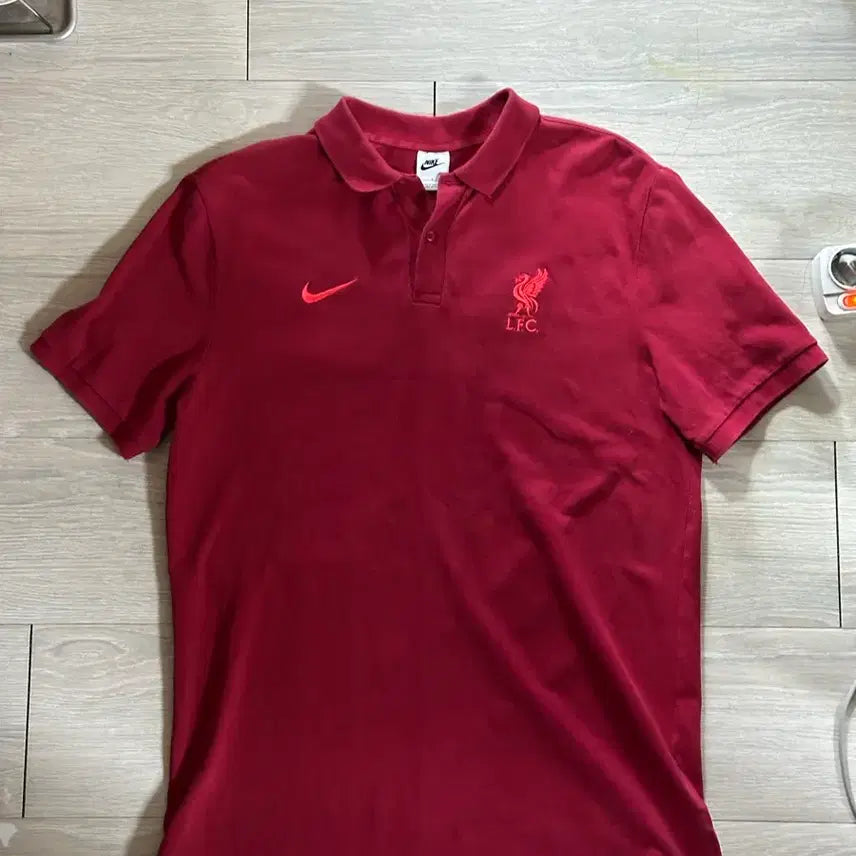 [BUNJANG] Nike Liverpool FC Red Polo Shirt / 나이키 리버풀 FC 폴로 셔츠 레드