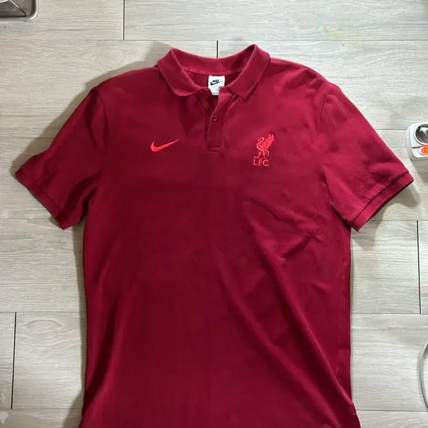[BUNJANG] Nike Liverpool FC Red Polo Shirt / 나이키 리버풀 FC 폴로 셔츠 레드