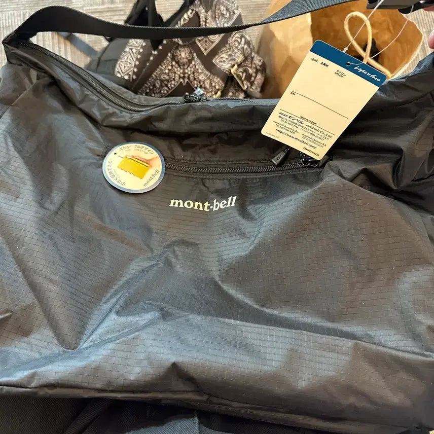 [BUNJANG] Monbell Pocketable Shoulder Bag Black / 몽밸 포케터블 숄더백 블랙