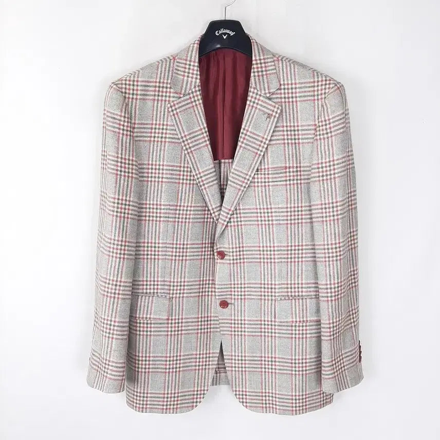 [BUNJANG] Z Zegna Linen Check Jacket 105 / 빨질레리 린넨 체크 자켓105