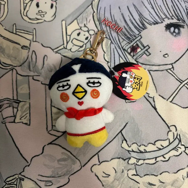 [BUNJANG] Buldak Bokkeummyeon Hotch Doll Keychain / 불닭볶음면 호치 인형 키링