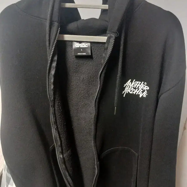 [BUNJANG] Anac Hooded Zip-Up Black / 아낙 후드 집업 블랙
