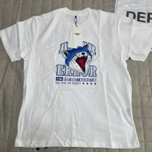 [BUNJANG] Ader Error Maison Kitsuné Yan Fox T-Shirt / 아더에러 메종키츠네 얀 폭스 티셔츠 A1