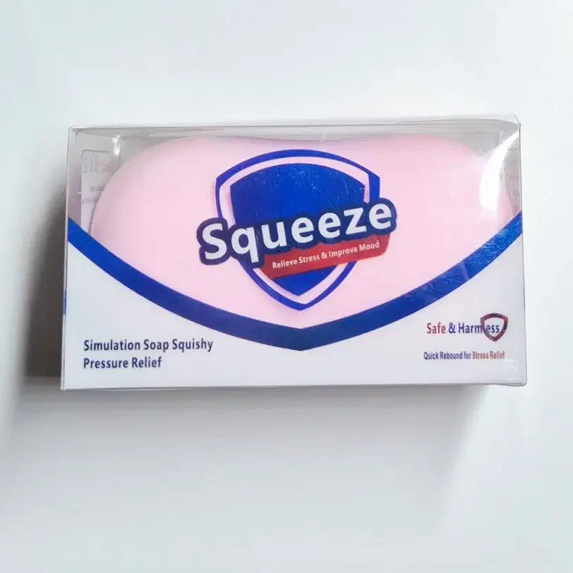 [BUNJANG] Sealed Soap Crunch Squishy Pink / [미개봉]비누 크런치 말랑이 슬랑이 핑크