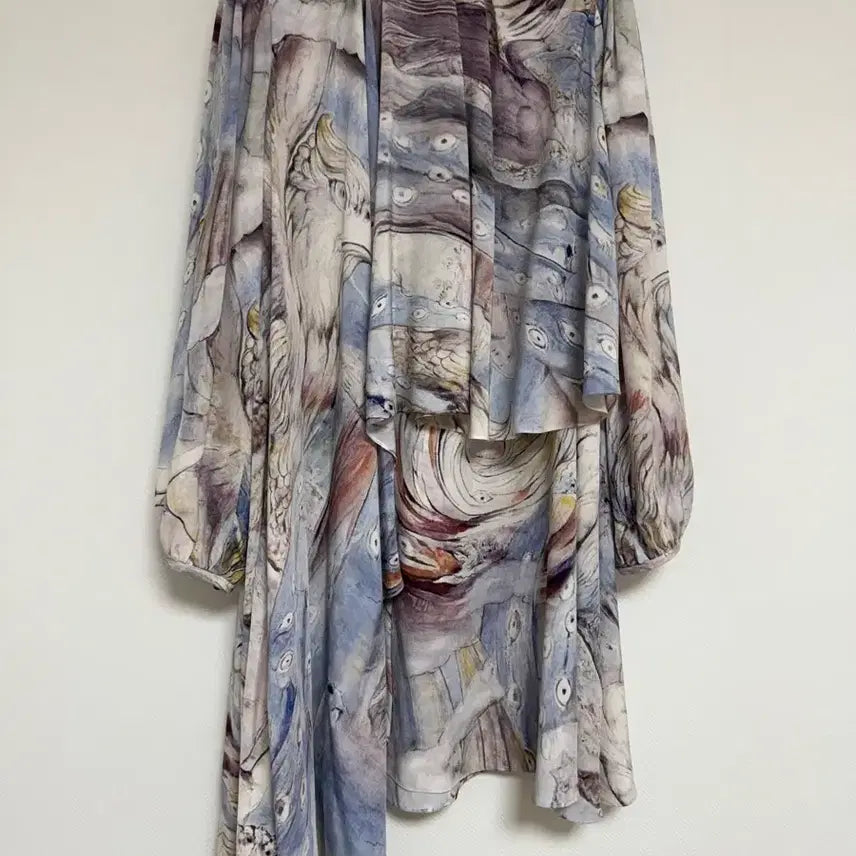 [BUNJANG] Alexander McQueen Asymmetrical Silk Layered Dress / 알렉산더맥퀸 실크 레이어드 원피스