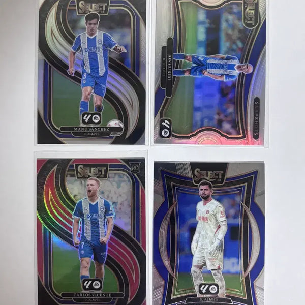 [BUNJANG] Alavés Select Soccer Card Set Rookie Red / 알라베스 셀렉트 축구 카드 세트 루키 레드 등