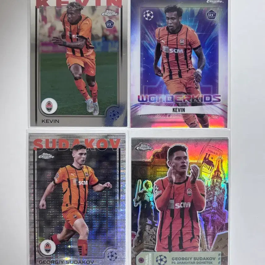 [BUNJANG] Shakhtar Donetsk Kevin, Sudakov Football Card Set / 케빈 루키 등 샤흐타르 축구 카드 세트