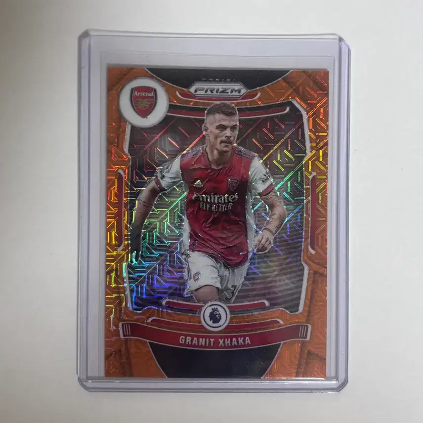 [BUNJANG] Granit Xhaka Arsenal Orange Mojo Prizm Card / 그라니트 자카 아스날 오렌지 모조 프리즘