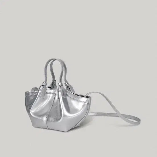 [BUNJANG] Pol Noir Petit Shell Bag Silver Crossbody / 폴누아 실버 쁘띠쉘백