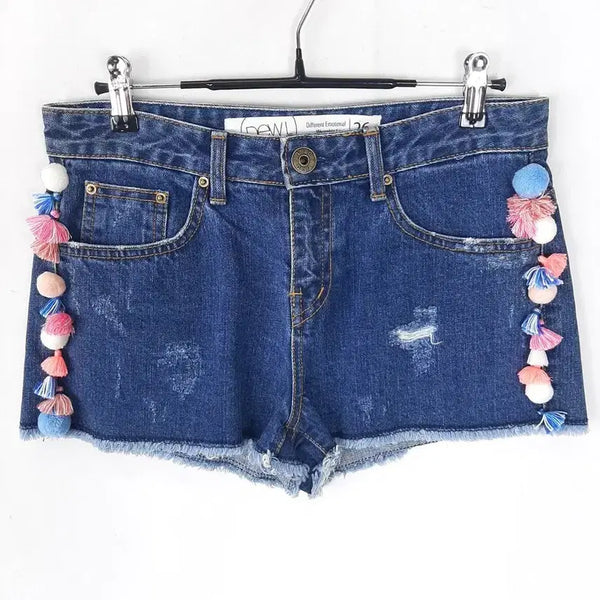 [BUNJANG] DUEL Point Denim Shorts S / 듀엘 포인트 데님쇼츠S