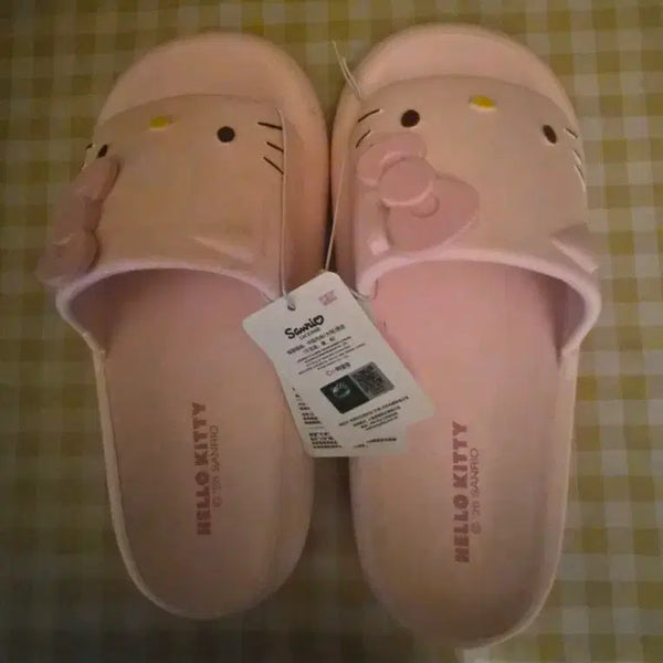 [BUNJANG] Hello Kitty Pink Slippers 245mm / 헬로키티 핑크색 슬리퍼 245mm (새상품)