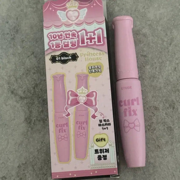 [BUNJANG] Etude Curl Fix Mascara - Black / 에뛰드 컬 픽스 마스카라 01 블랙