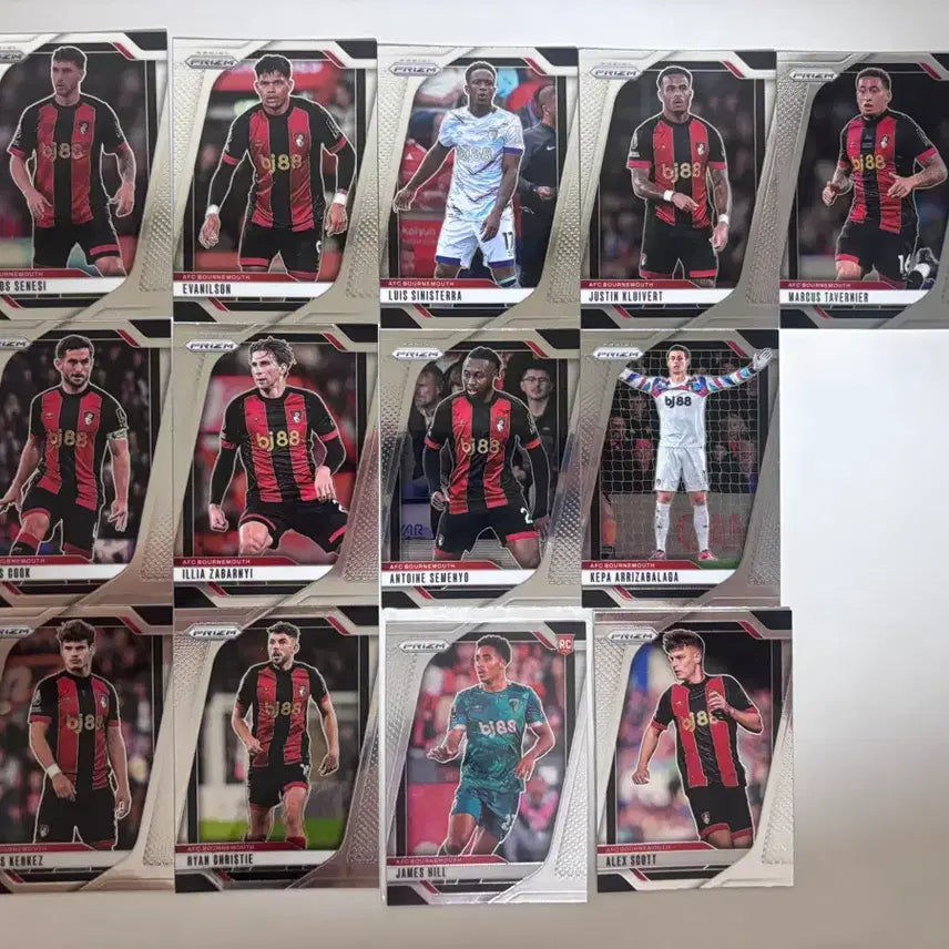 [BUNJANG] AFC Bournemouth 2024-25 Prism Base Set / 본머스 2024-25 프리즘 베이스 풀셋