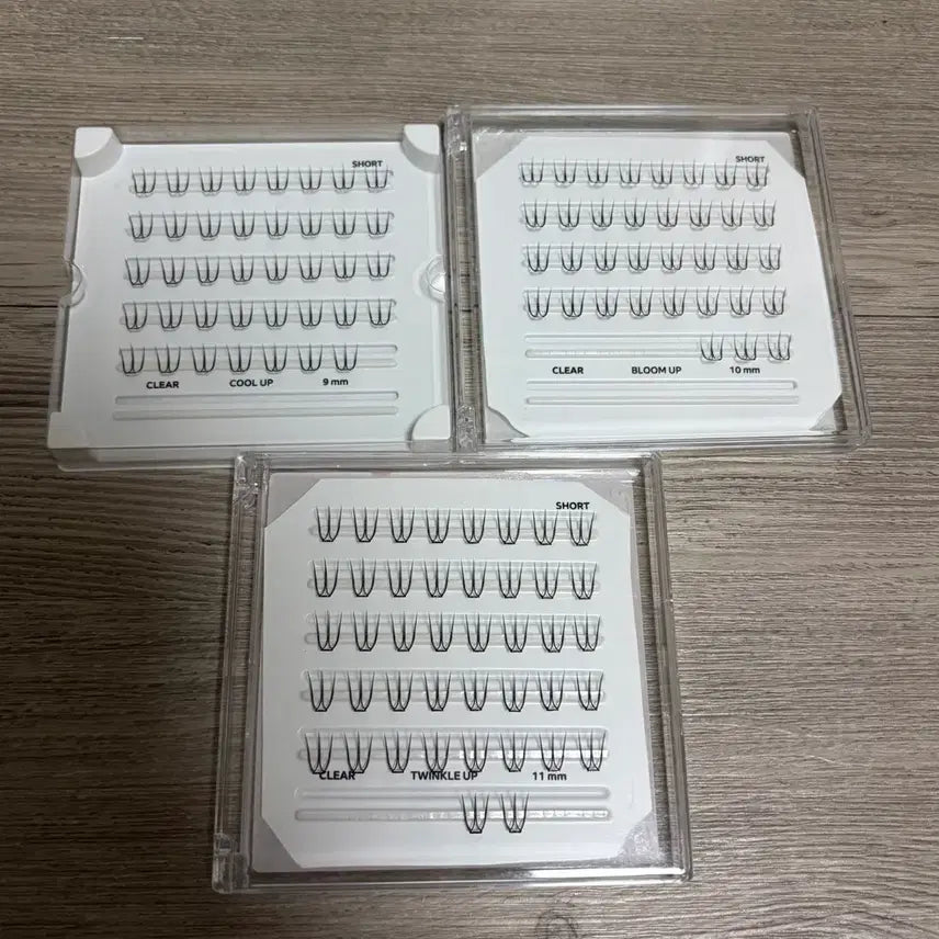 [BUNJANG] Olio No-Glue Clear Short Eyelashes (9mm, 10mm, 11mm) / 올리오 노글루 속눈썹 클리어 숏9mm 10mm 11mm