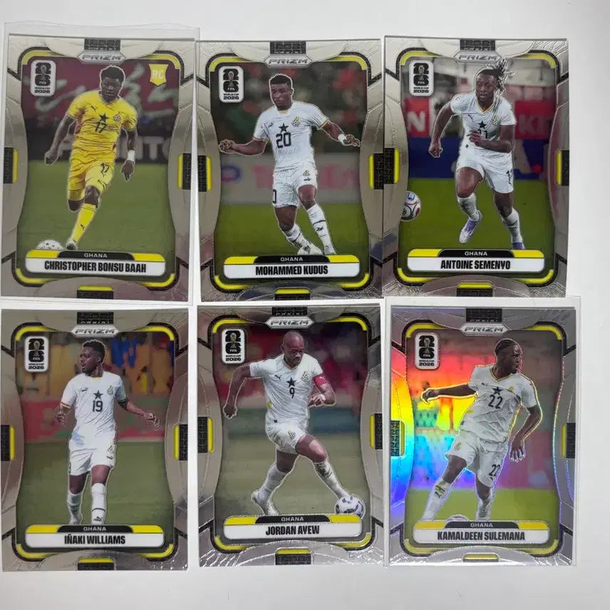 [BUNJANG] 2026 World Cup Ghana Prism Rookie Set (6 Types) / 2026 월드컵 가나 프리즘 루키 등 6종 세트